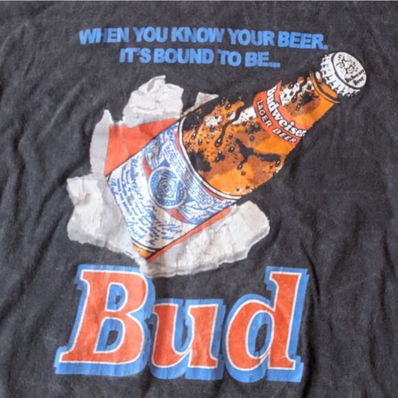 Budweiser Bud Long sleeve graphic t-shirt - Picture 2 of 4